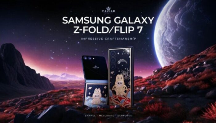 Samsung Galaxy Z Fold7 & Flip7 Edisi Caviar Cosmic Cabubu: Ponsel Mewah Berbalut Emas, Berlian, dan Meteorit
