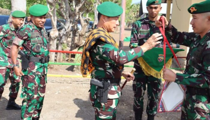 Pangdam IX/Udayana Pimpin Upacara Penyerahan Jabatan Komandan Yonif TP 834/Wakanga Mere di Nagekeo
