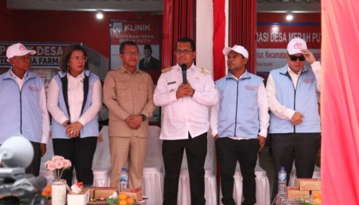 Gubernur Melki Laka Resmikan Kopdes Merah Putih, Dorong Kemandirian Ekonomi Desa