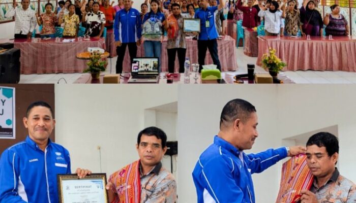 Loyal 7 Tahun, Agustinus dari Wangga Raih Penghargaan Anggota Teladan dari Kopdit Swasti Sari