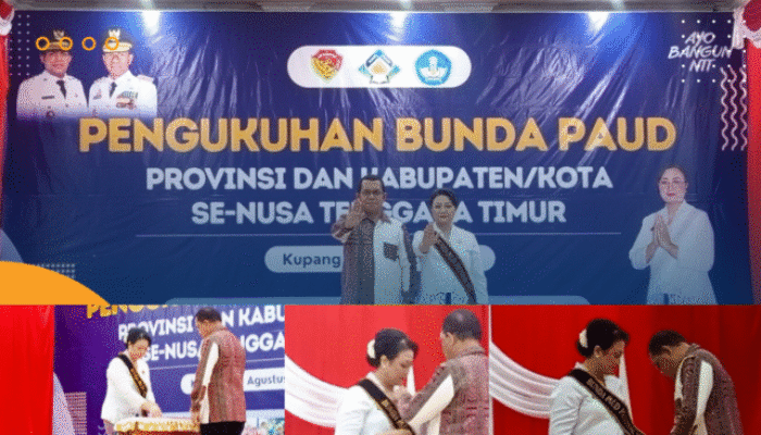 Gubernur NTT Emanuel Melkiades Laka  Lena Lantik Bunda PAUD Provinsi NTT Periode 2025–2030