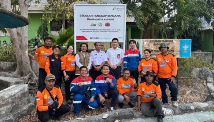 Pertamina dan BPBD Kupang Gelar Program Sekolah Tanggap Bencana di SMAN 4 Kupang