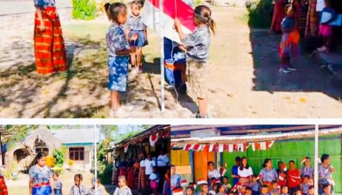 Merah Putih di Langit Perbatasan: Cerita 17 Agustus dari Kampung Lalosuk Kabupaten Belu