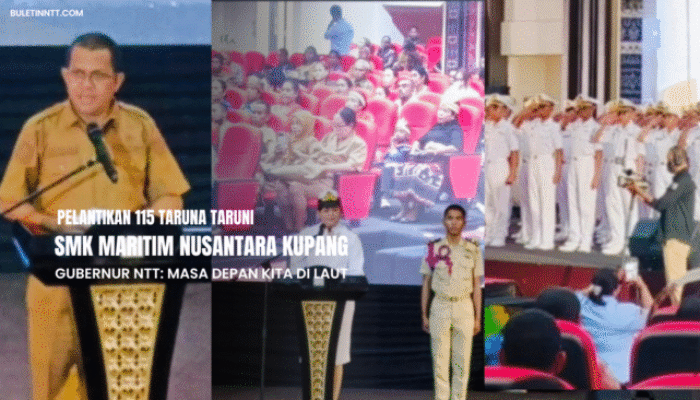 115 Taruna-Taruni Angkatan IV SMK Maritim Nusantara Kupang Dilantik, Gubernur NTT:  Masa Depan Kita Ada di Laut