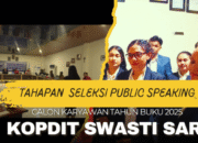 Calon Karyawan Karyawan Kopdit Swasti Sari Jalani Tahap Public Speaking: “Berat Tapi Harus Tetap Optimis”