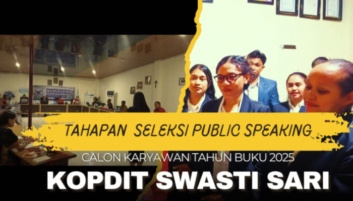 Calon Karyawan Karyawan Kopdit Swasti Sari Jalani Tahap Public Speaking: “Berat Tapi Harus Tetap Optimis”
