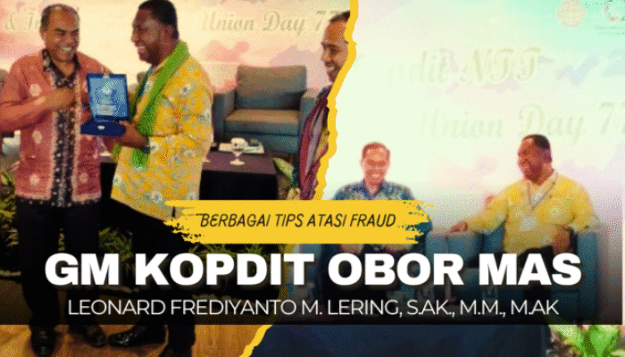 GM Kopdit Obor Mas, Leonard Frediyanto: Integritas dan Pengawasan Kuat, Kunci Cegah Fraud di Koperasi