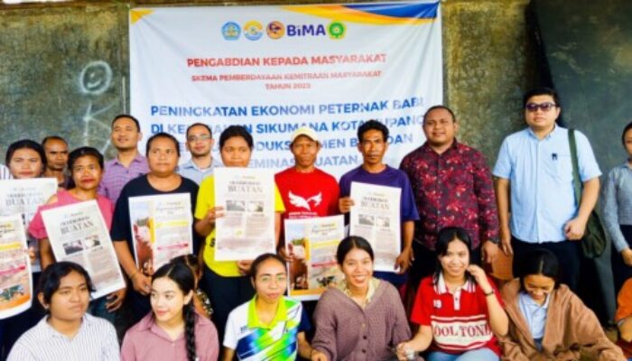 Dosen Undana Latih Peternak Sikumana Cegah Inbreeding dan Kelola Usaha Ternak Secara Modern