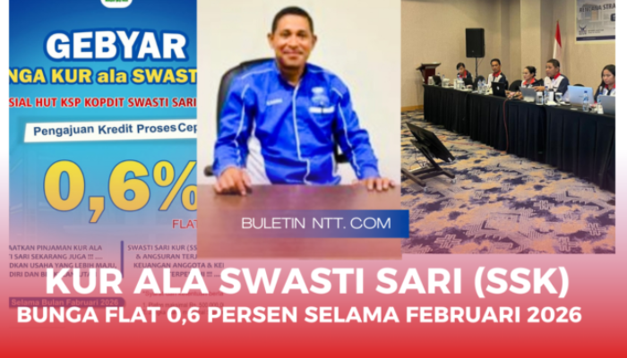 KUR Ala Swasti Sari (SSK) Bunga Flat 0,6 Persen