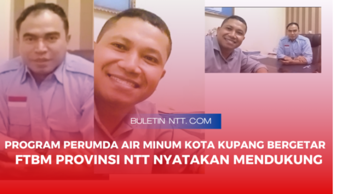 Perumda Air Minum Kota Kupang Luncurkan Program BERGETAR, Ajak Warga Tanam dan Simpan Air