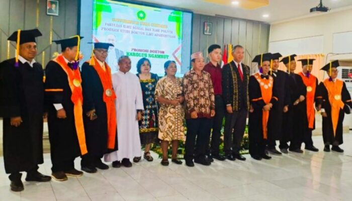 Bangga! Karolus Ngambut Resmi Gelar Doktor, Lahir dari Prodi Sanitasi Poltekkes Kupang