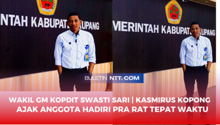 Pra-RAT TB 2025 Digelar 1 Maret 2026 | Wakil GM Kopdit Swasti  – Sari Kasmirus Kopong Ajak Anggota Hadir Tepat Waktu