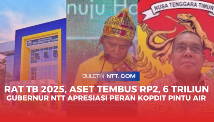 RAT Tahun Buku 2025,  Aset Tembus Rp 2,6 Triliun | Gubernur NTT Apresiasi Peran Kopdit Pintu Air