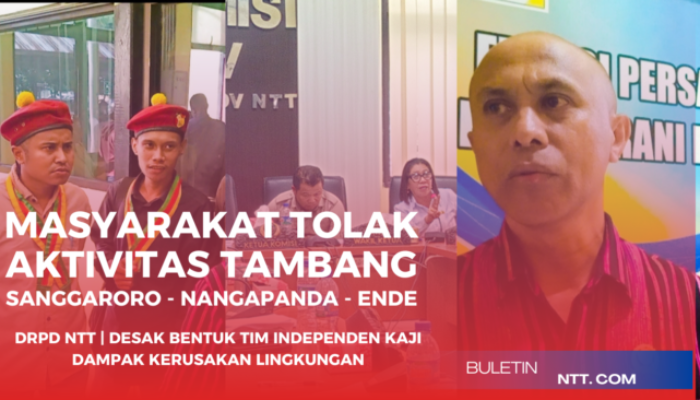 Masyarakat Nangapanda Ende Datangi DPRD NTT, Tolak Aktivitas Tambang PT Novita Karya Taga