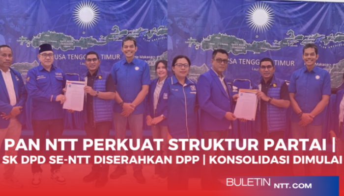 PAN NTT Perkuat Struktur Partai |  SK DPD Diserahkan DPP, Konsolidasi Hingga Kecamatan Dimulai