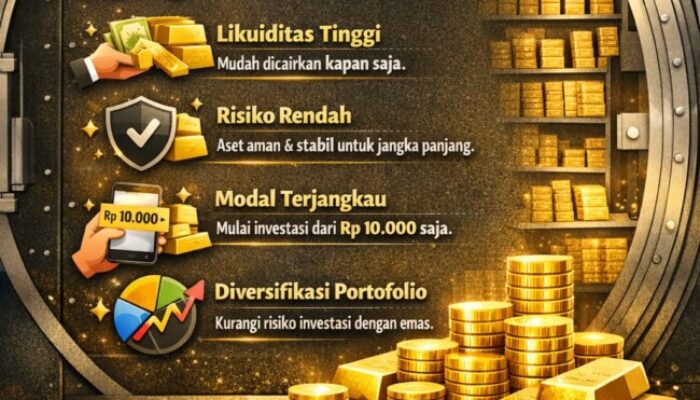Keuntungan Investasi Emas: Aman, Likuid, dan Tahan Inflasi untuk Dana Masa Depan
