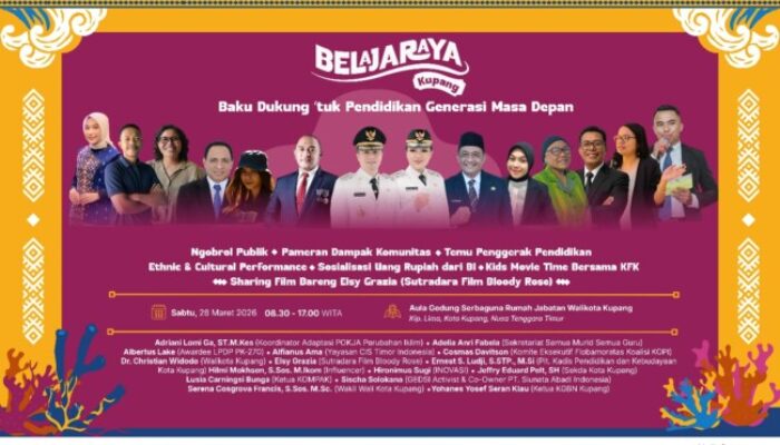 Belajaraya Kupang 2026: Ruang Kolaborasi Lintas Sektor, Perkuat Ekosistem Pendidikan Berbasis Komunitas di NTT
