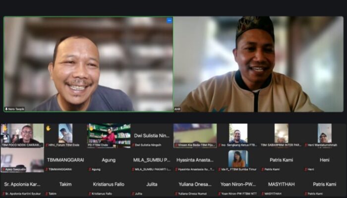 Penguatan Literasi di NTT |  Forum TBM Pusat dan Daerah Perkuat Koordinasi dan Validasi Data