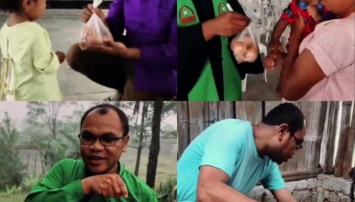 Gereja di Fatumonas Jalankan Program Gasing, Bagikan Telur Organik untuk Cegah Stunting