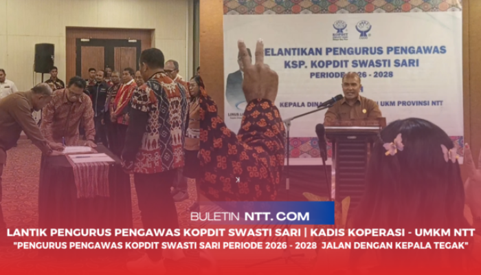 “Pemimpin Jangan Bikin Organisasi Tergopoh-gopoh!” — Kadis Koperasi NTT Minta Pengurus Kopdit Swasti Sari Jalan dengan Kepala Tegak