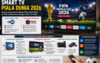 Smart TV Jadi Andalan Nonton Piala Dunia 2026, Ini Tips dan Cara Menggunakannya