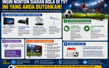 Ingin Nonton Siaran Bola di TV? Ini Perangkat dan TV yang Dibutuhkan