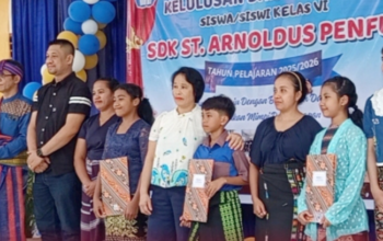 110 Siswa Lulus 100 Persen, Bukti Komitmen Kuat SDK St. Arnoldus Penfui Cetak Generasi Berprestasi