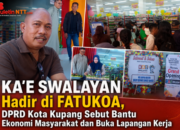 KA’E Swalayan Hadir di Fatukoa, DPRD Kota Kupang Sebut Bantu Ekonomi Masyarakat dan Buka Lapangan Kerja