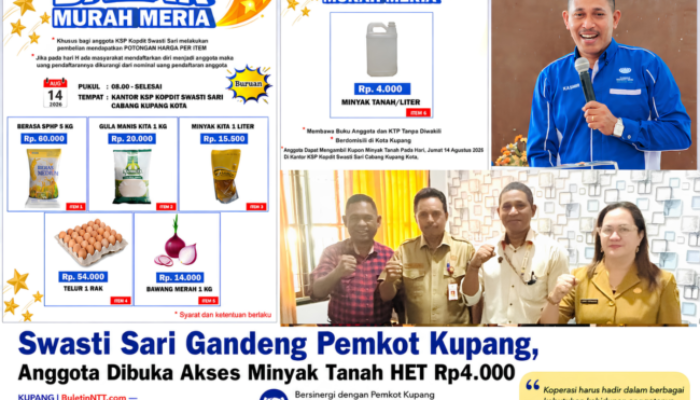 Swasti Sari Gandeng Pemkot Kupang, Anggota Dibuka Akses Minyak Tanah HET Rp4.000