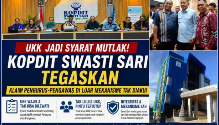 UKK Jadi Syarat Mutlak, Kopdit Swasti Sari Tegaskan Klaim Pengurus-Pengawas di Luar Mekanisme Tak Diakui