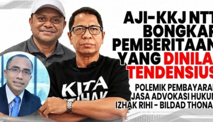 KKJ NTT–AJI Kupang Geram Pemberitaan Kasus Bildad Thonak: “Stop Pembodohan Publik!”