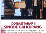 Dari Forum MPL Sinode GBI di Kupang, Rp827,9 Juta Donasi Tahap II Dihimpun untuk Korban Gempa Flores