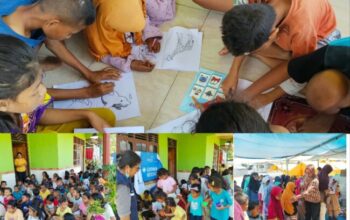 Anak-Anak Nagekeo Kembali Ceria, Medco Foundation dan TBM Bintang Floresta Hadir Beri Pendampingan