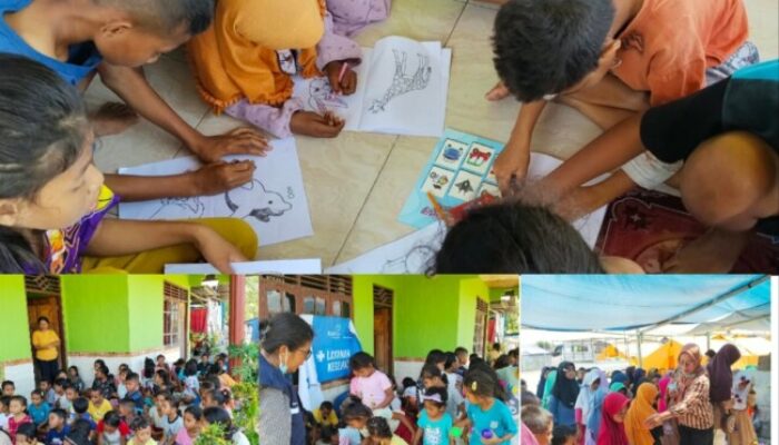 Anak-Anak Nagekeo Kembali Ceria, Medco Foundation dan TBM Bintang Floresta Hadir Beri Pendampingan