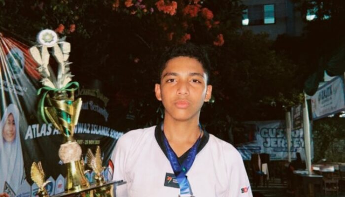 Diego Jacob  Raih Emas Taekwondo Antar Pelajar Se-Cikarang Raya, Ibunda Terharu dan Bangga