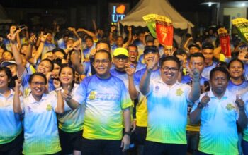 Gubernur NTT Melki Laka Lena Lepas 350 Peserta UT Fest 2026 Night Fun 5K Run
