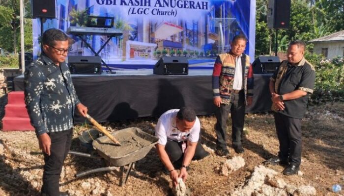 Peletakan Batu Pertama GBI Kasih Anugrah Kupang: Mulai dengan Yakin, Selesaikan Bersama