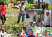 Sisihkan Penghasilan, Bhabinkamtibmas Naimata AIPTU Abner Manu Bantu  Dekatkan Air Bersih ke rumah Warga Hingga Petani Sayur